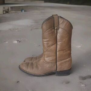 Vintage Larado Cowboy Boots Brown Leather Western Shoes Men's Size 10